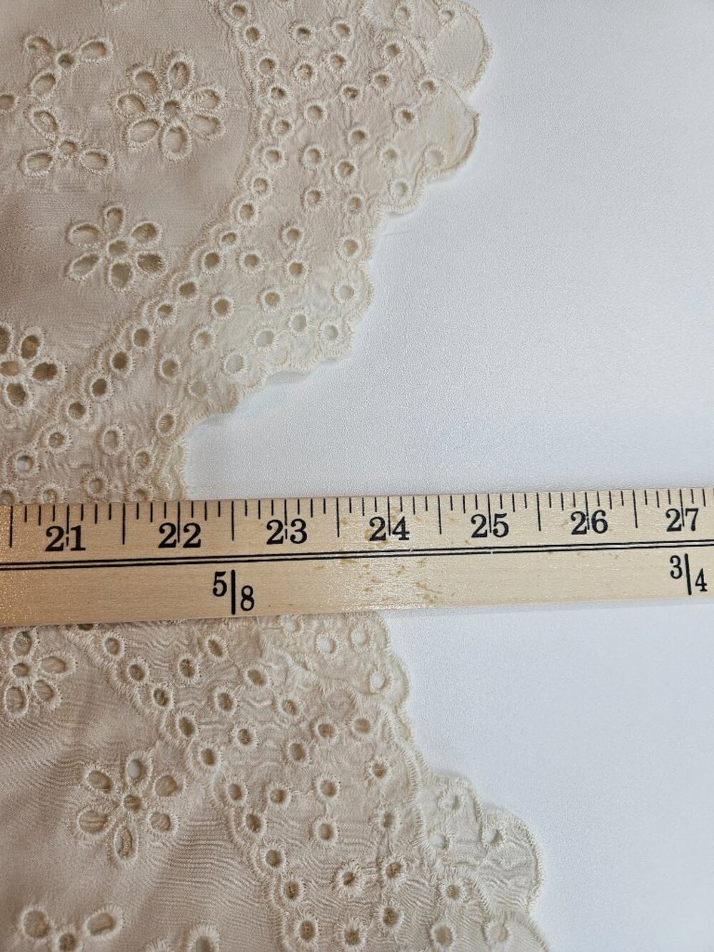 Ulla Johnson Althea Silk Eyelet Blouse Cream Women's Size 4 Preppy Boho Romantic - Picture 11 of 15